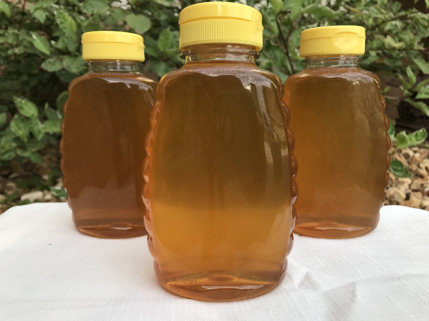 Bottles of local Bee To Z honey